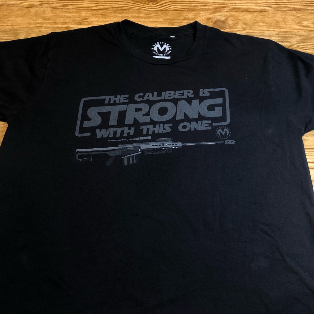 Med Merikans Freedom Brand Black Tee